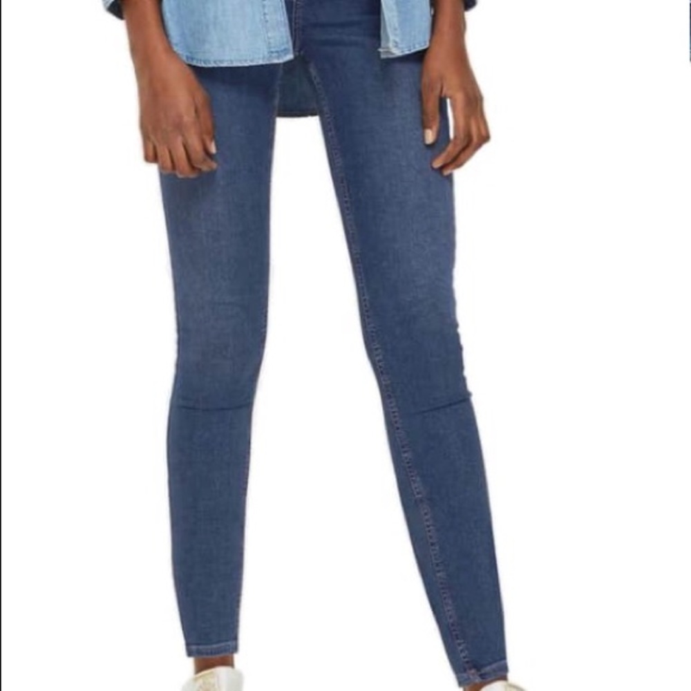 Women’s topshop Moto Jamie blue Jeans size 32